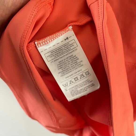 Adidas Stella McCartney T-Shirt Women XS Coral Short Sleeve Breathable Stretch - Picture 5 of 8